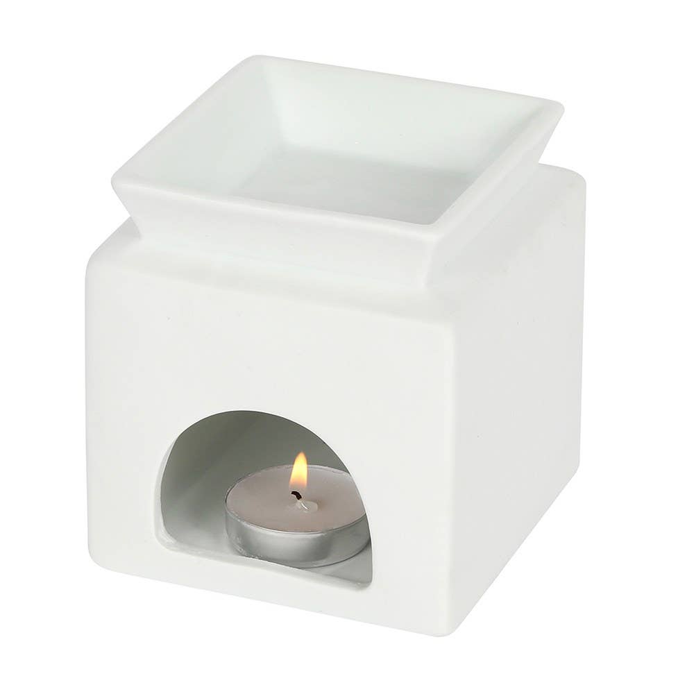 Home Cut Out Wax Warmer - White