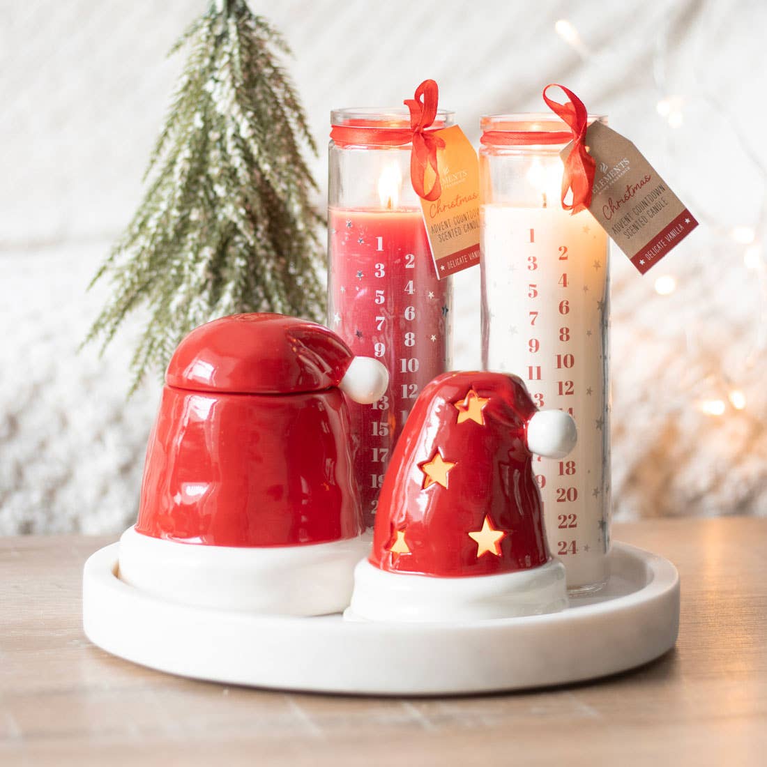 Red Christmas Santa Hat Wax Warmer
